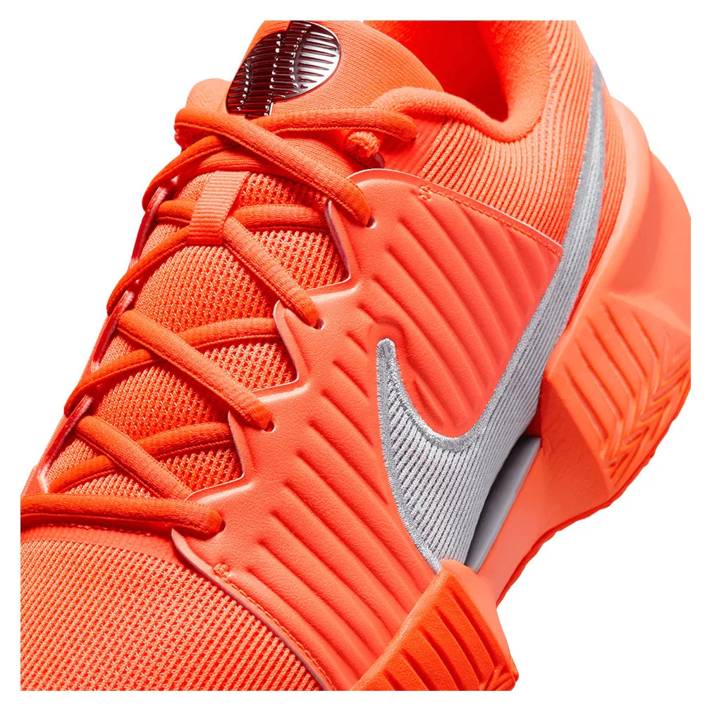 Men`s GP Challenge Pro PRM New York Tennis Shoes Hyper Crimson and Metallic Silver Footwear Nike