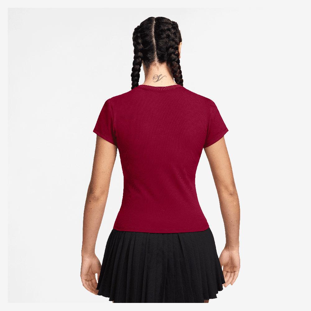 Women`s Dri-Fit Advantage Short Sleeve Tennis Top Team Red Apparel Nike