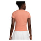 Women`s Dri-Fit Advantage Short Sleeve Tennis Top Apricot Agate Apparel Nike