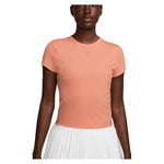 Women`s Dri-Fit Advantage Short Sleeve Tennis Top Apricot Agate Apparel Nike