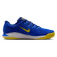 Men`s Zoom Vapor 12 Clay Tennis Shoes Racer Blue and Lightening Footwear Nike