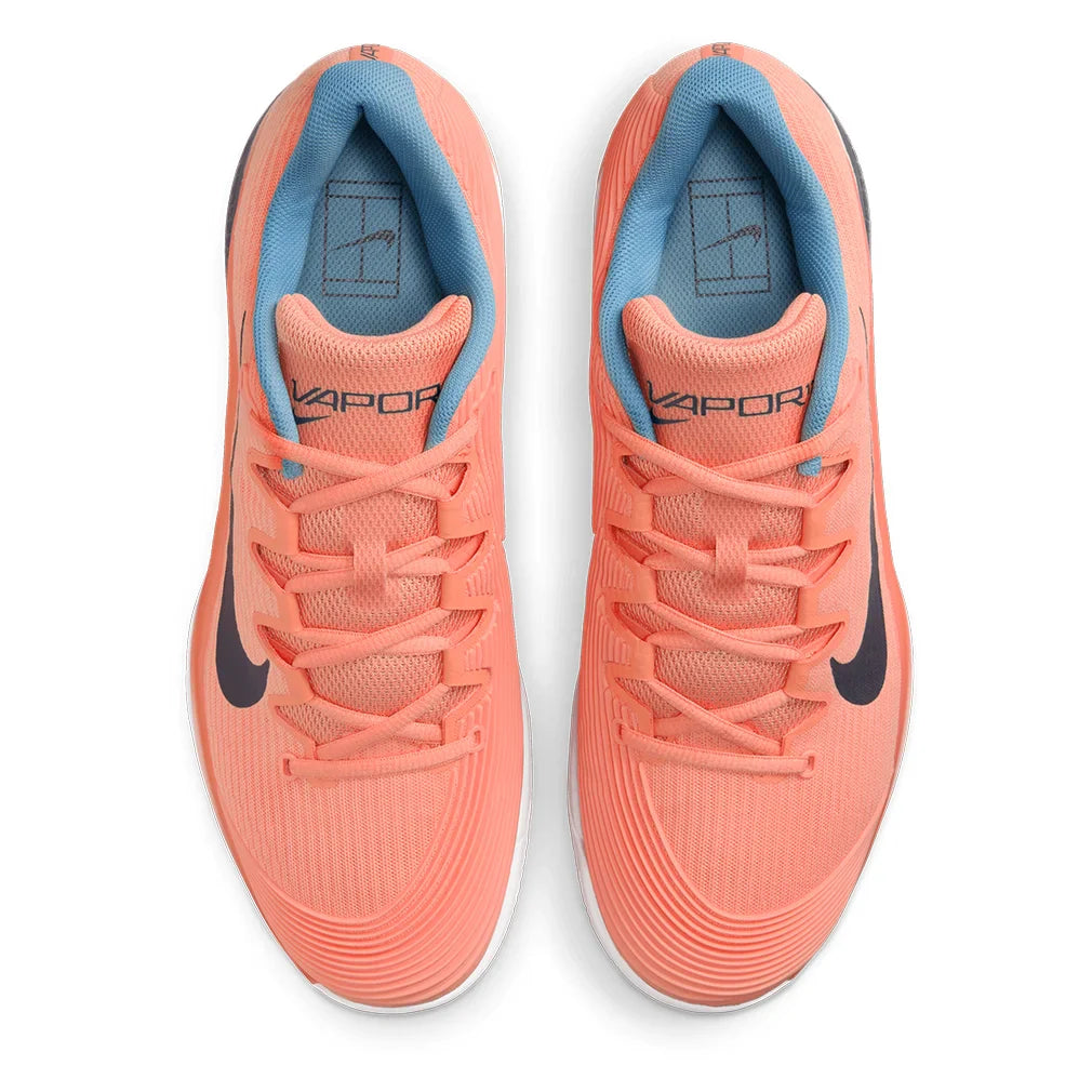 Men`s Zoom Vapor 12 Clay Tennis Shoes Apricot Agate and Obsidian Footwear Nike