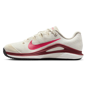 Women`s Zoom Vapor 12 Clay Tennis Shoes Pale Ivory and Rush Pink Footwear Nike