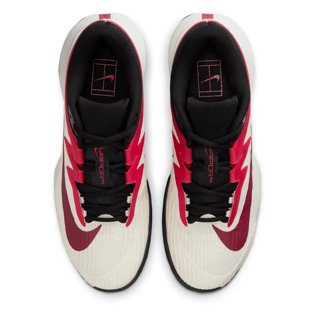 Women`s Zoom Vapor Pro 3 Clay Tennis Shoes Pale Ivory and Rush Pink Footwear Nike