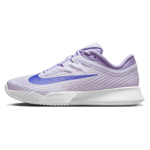 Women`s Zoom Vapor Pro 3 Clay Tennis Shoes Amethyst Tint and Deep Night Footwear Nike