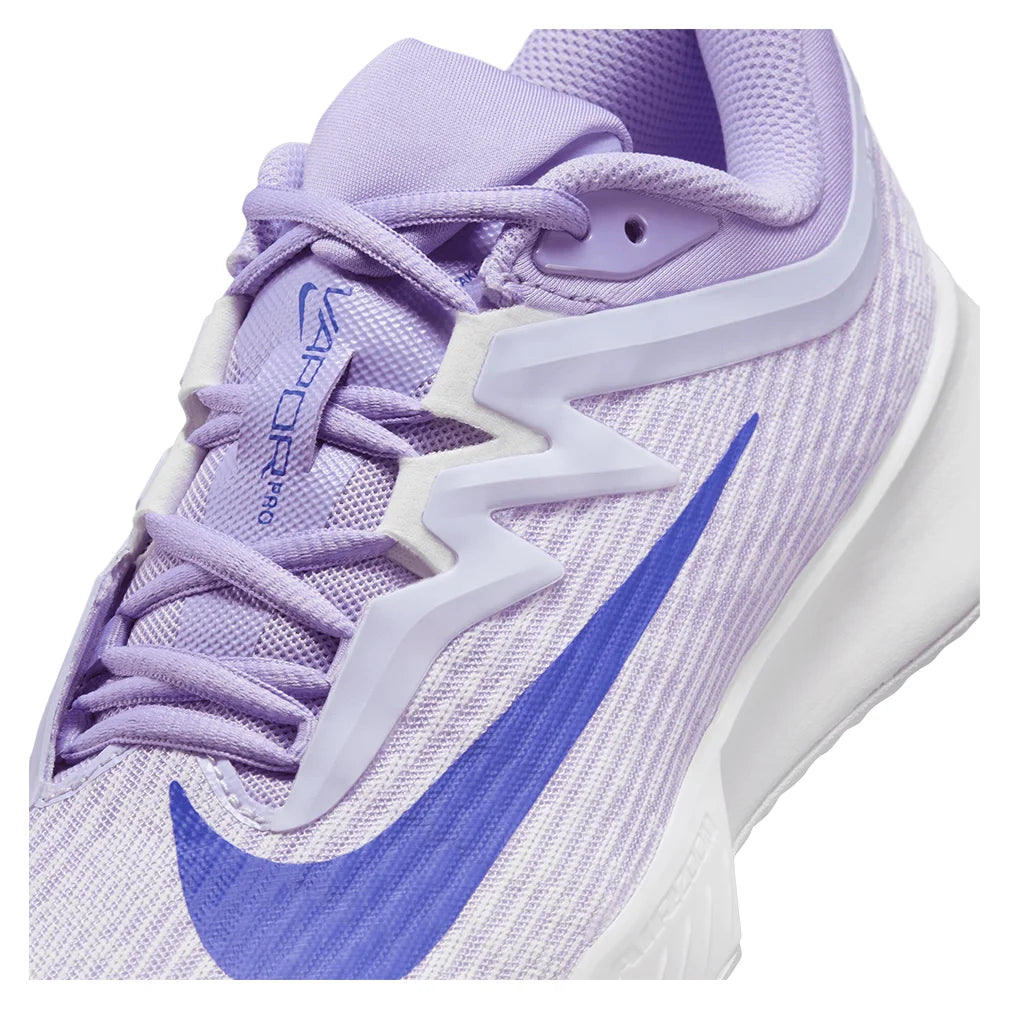 Women`s Zoom Vapor Pro 3 Clay Tennis Shoes Amethyst Tint and Deep Night Footwear Nike