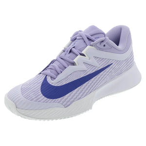 Women`s Zoom Vapor Pro 3 Clay Tennis Shoes Amethyst Tint and Deep Night Footwear Nike