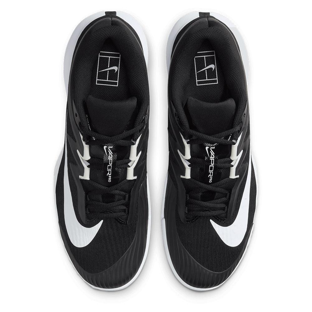 Mens Zoom Vapor Pro 3 Clay Tennis Shoes Black and White Footwear Nike