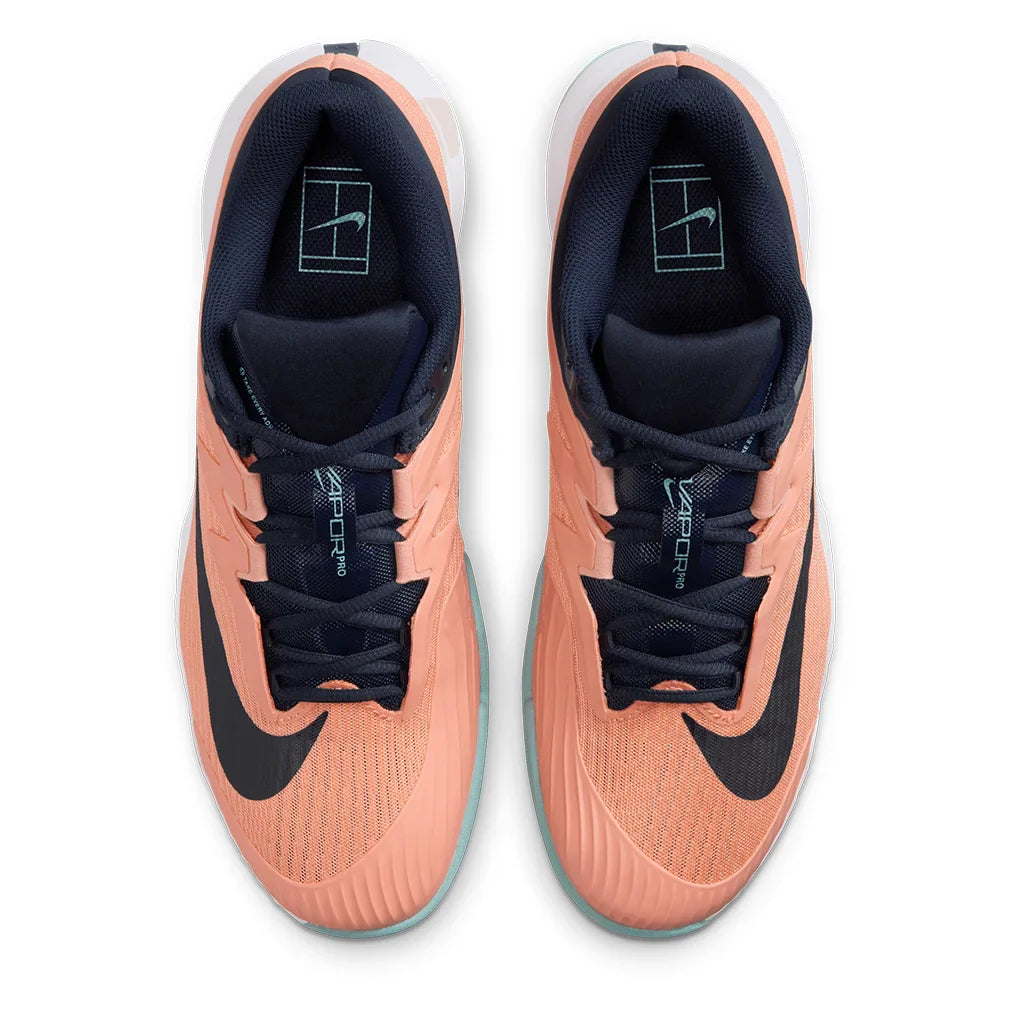 Men`s Zoom Vapor Pro 3 Clay Tennis Shoes Apricot Agate and Obsidian Footwear Nike