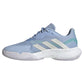 Women's CourtJam Control Tennis Shoes Blue Dawn and Zero Metallic Footwear Adidas
