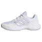 Women's GameCourt 2 Tennis Shoes Footwear White and Metallic Silver Footwear Adidas