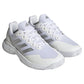 Women's GameCourt 2 Tennis Shoes Footwear White and Metallic Silver Footwear Adidas