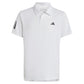 Boys' Club 3-Stripe Tennis Polo White Apparel Adidas
