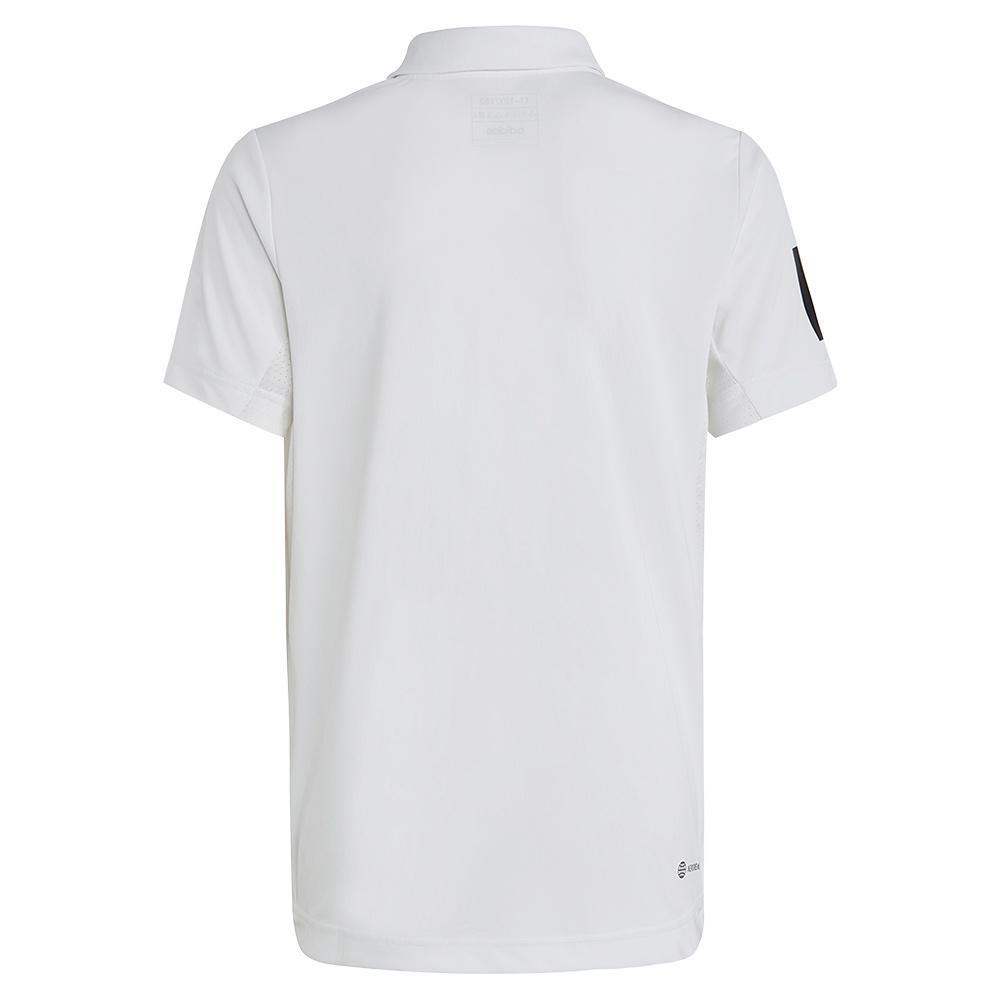 Boys' Club 3-Stripe Tennis Polo White Apparel Adidas