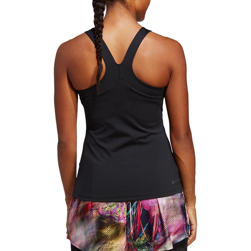Women's Y-Back Tennis Tank Black Apparel Adidas