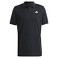 Men's Club Pique Tennis Polo Black Apparel Adidas