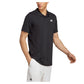 Men's Club Pique Tennis Polo Black Apparel Adidas