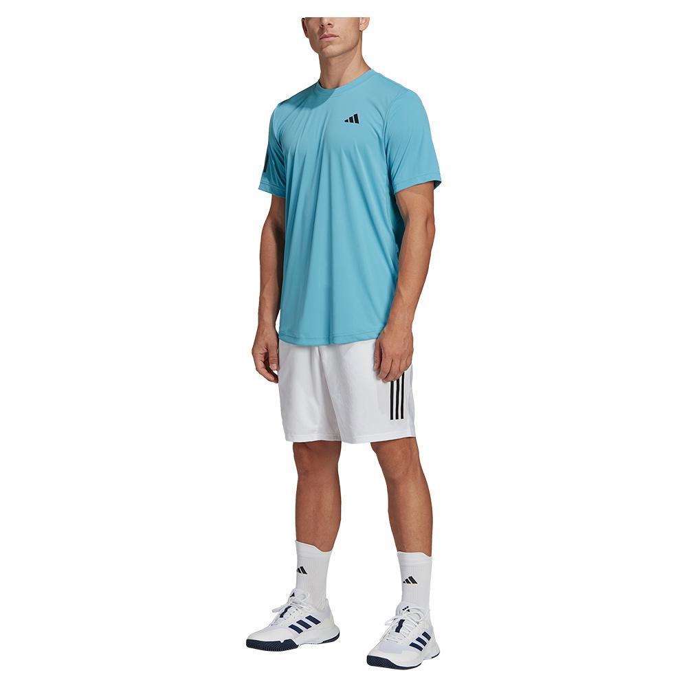 Men's Club 3-Stripe 7 Inch Tennis Shorts White Apparel Adidas