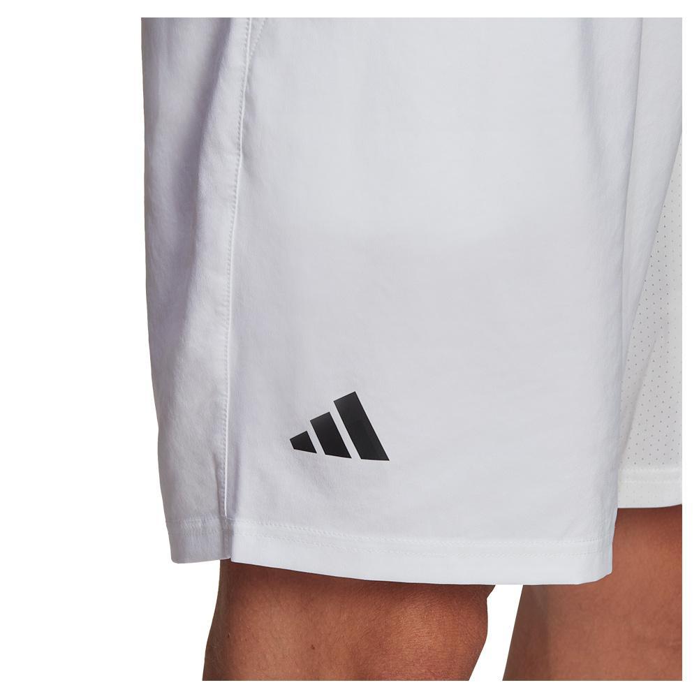 Men's Club 3-Stripe 7 Inch Tennis Shorts White Apparel Adidas