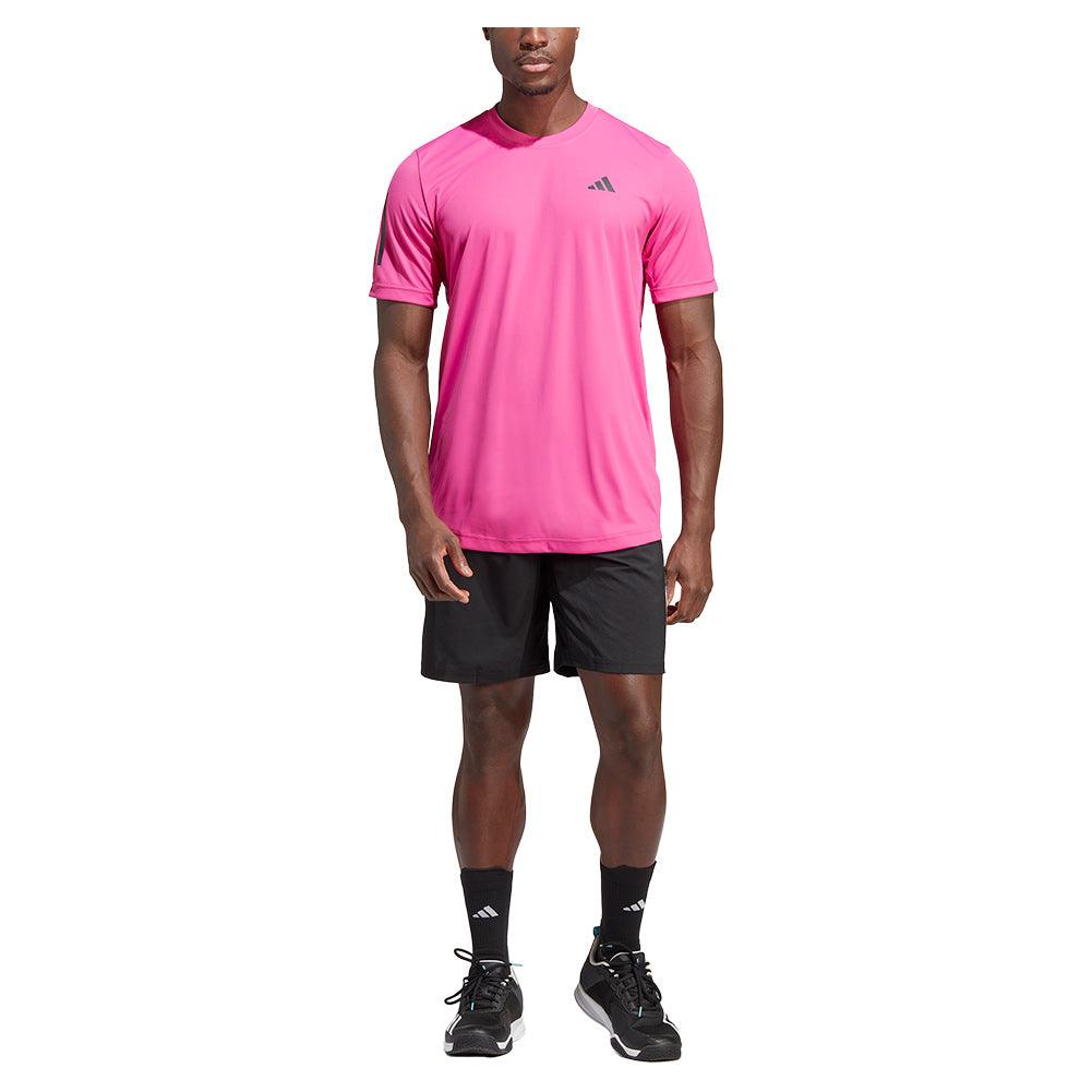 Men's Club 3-Stripe 7 Inch Tennis Shorts Black Apparel Adidas