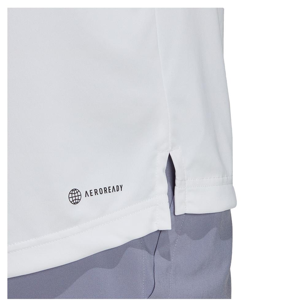 Boys' Club 3-Stripe Tennis T-Shirt White Apparel Adidas