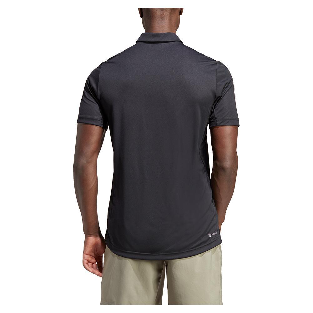 Men's Club 3-Stripe Tennis Polo Black Apparel Adidas