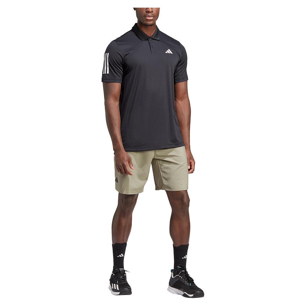 Men's Club 3-Stripe Tennis Polo Black Apparel Adidas
