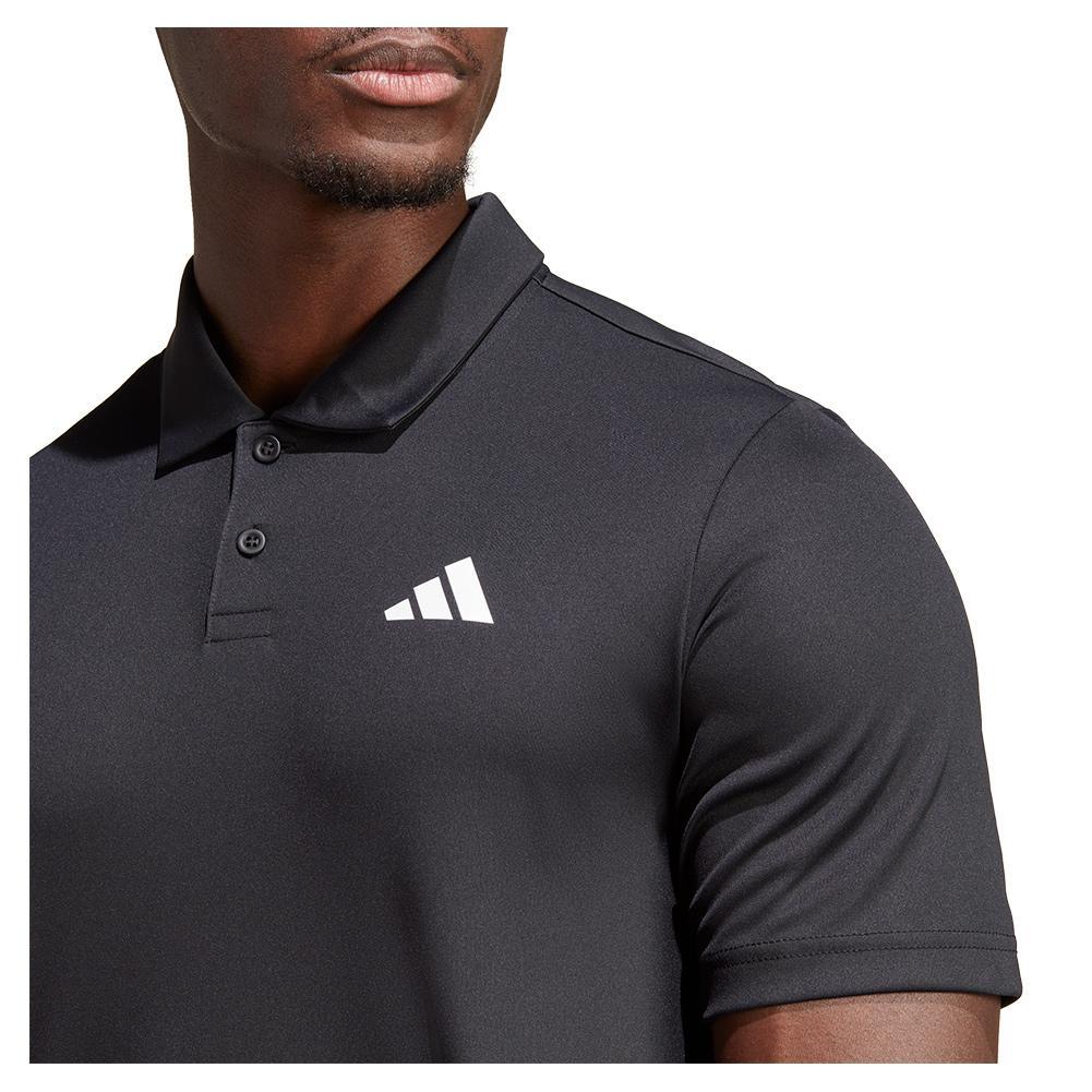 Men's Club 3-Stripe Tennis Polo Black Apparel Adidas