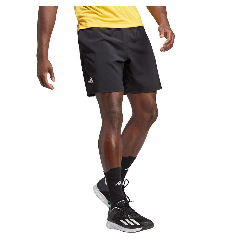 Men's Club Stretch Woven 9 Inch Tennis Shorts Black Apparel Adidas
