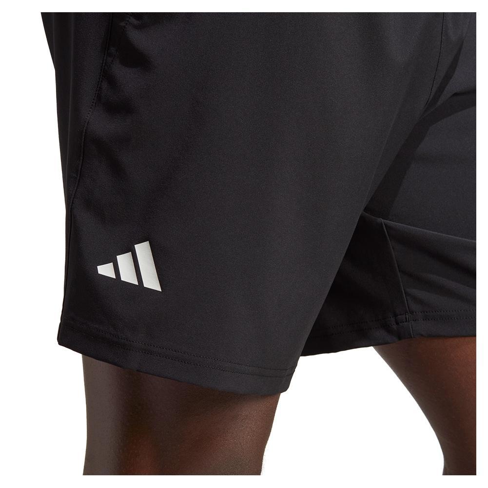 Men's Club Stretch Woven 9 Inch Tennis Shorts Black Apparel Adidas