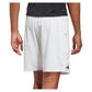 Men`s Ergo 7 Inch Tennis Shorts White Apparel Adidas