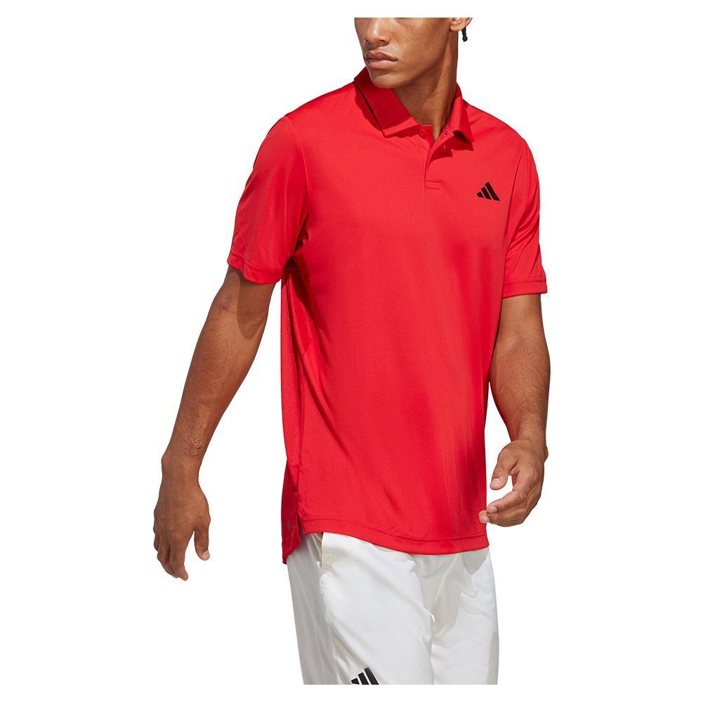 Men's Club Tennis Polo Better Scarlet Apparel Adidas
