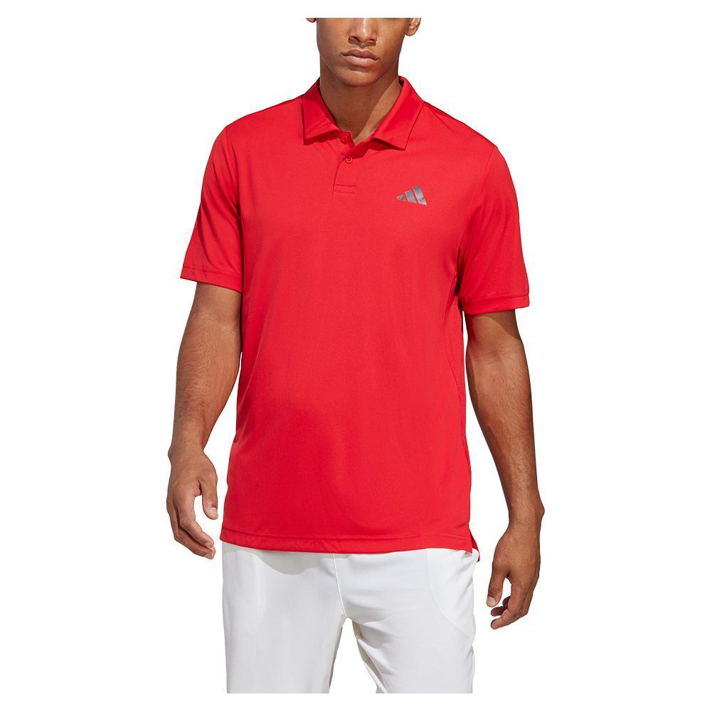 Men's Club Tennis Polo Better Scarlet Apparel Adidas