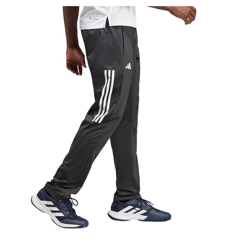 Men's 3-Stripe Knitted Tennis Pants Black Apparel Adidas