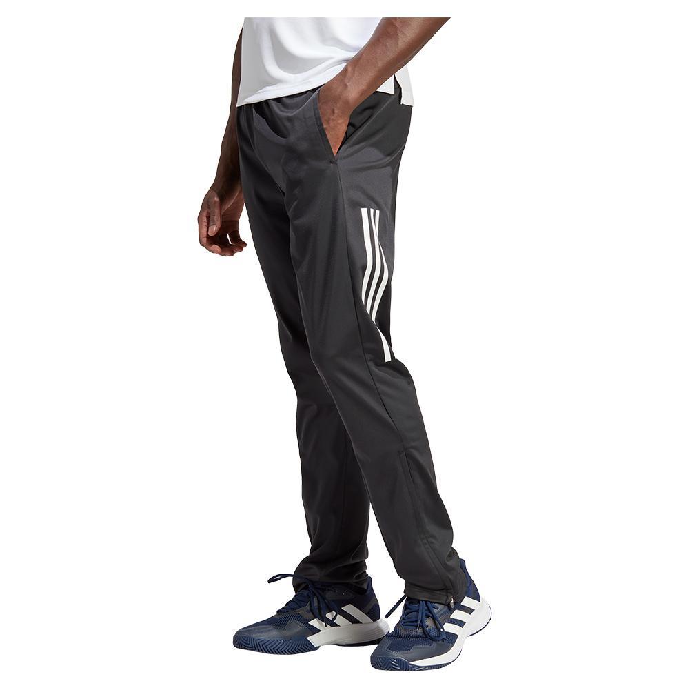 Men's 3-Stripe Knitted Tennis Pants Black Apparel Adidas