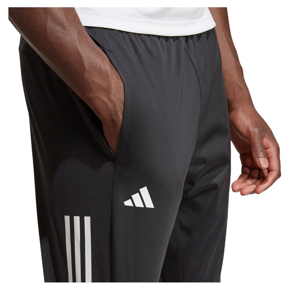 Men's 3-Stripe Knitted Tennis Pants Black Apparel Adidas