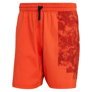 Men's Paris HEAT.RDY Ergo 7 Inch Tennis Short Preloved Red Apparel Adidas