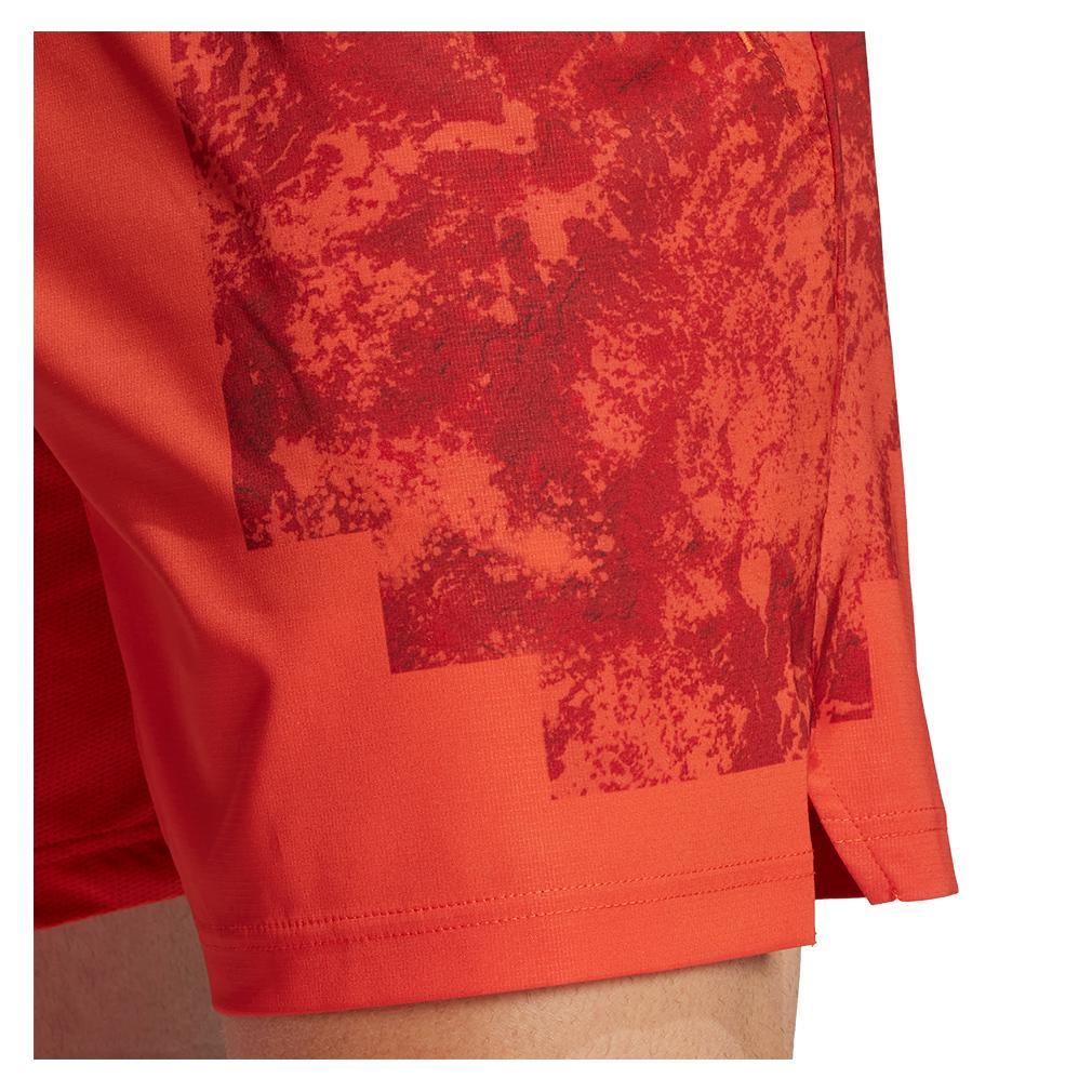 Men's Paris HEAT.RDY Ergo 7 Inch Tennis Short Preloved Red Apparel Adidas