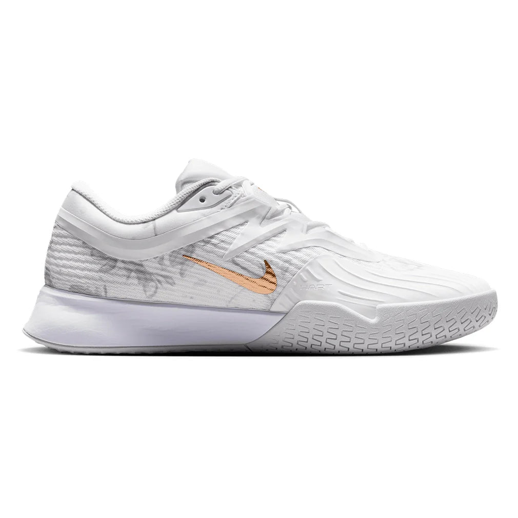 Men's Zoom Vapor Pro 3 Magnolia Tennis Shoes White and Metallic Gold Footwear Nike