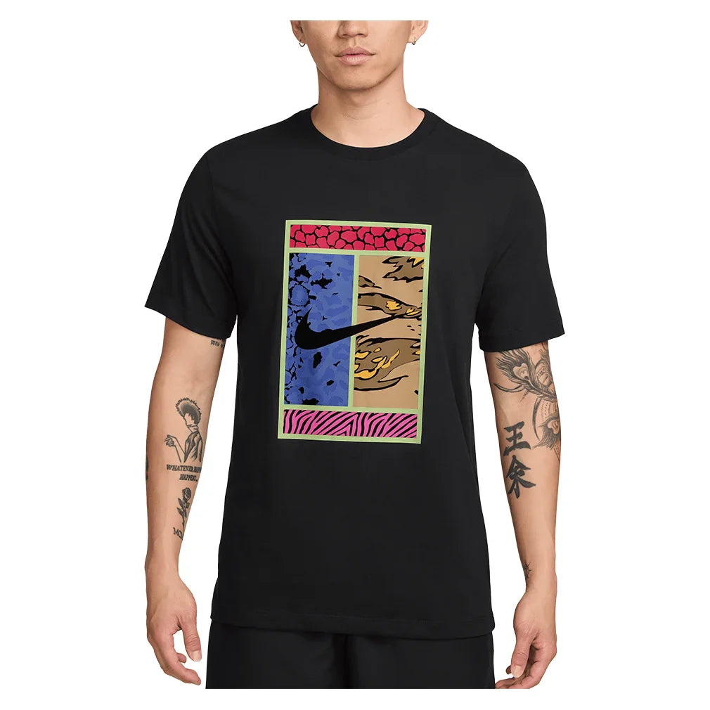 Men`s Court Dri-FIT Tennis Tee Apparel Nike