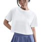 Women`s Court Dri-FIT Slam Short Sleeve Cropped Tennis Tee Apparel Nike