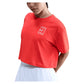 Women`s Court Dri-FIT Slam Short Sleeve Cropped Tennis Tee Apparel Nike
