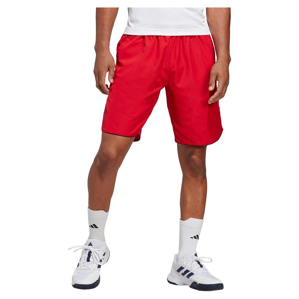 Men's Club 7 Inch Tennis Shorts Better Scarlet Apparel Adidas