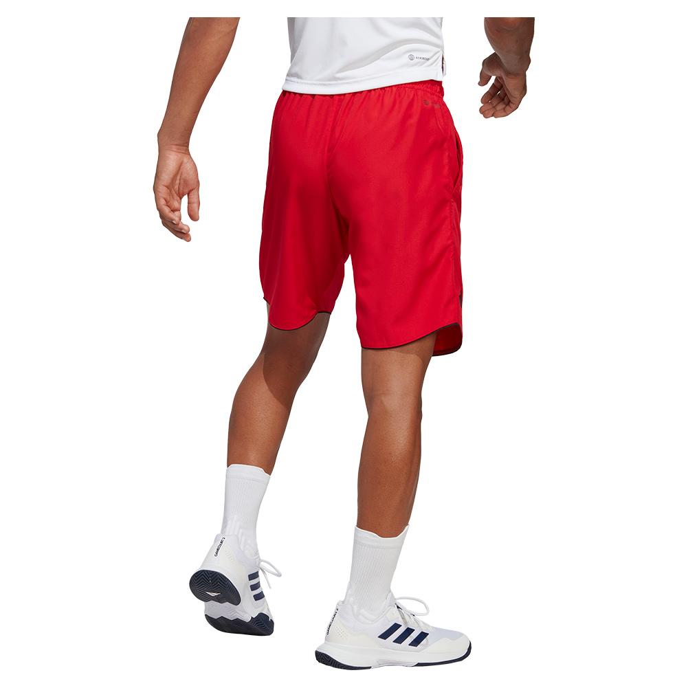 Men's Club 7 Inch Tennis Shorts Better Scarlet Apparel Adidas