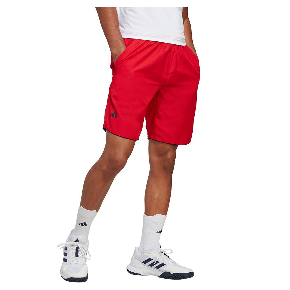 Men's Club 7 Inch Tennis Shorts Better Scarlet Apparel Adidas