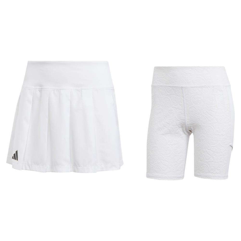 Women's London Pleat Pro Tennis Skort White Adidas