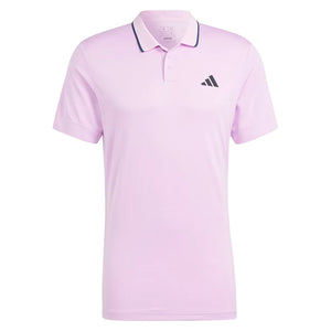 Men`s FreeLift Tennis Polo Bliss Lilac and Orchid Fusion Apparel Adidas