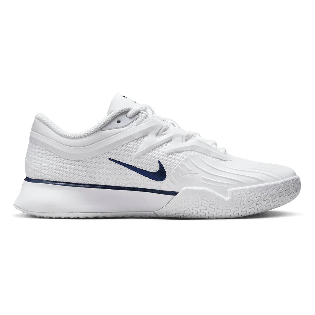 Women`s Vapor Pro 3 PRM Tennis Shoes White and Midnight Navy Footwear Nike