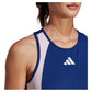 Women's Clubhouse Premium Tennis Tank Victory Blue and Clear Pink Apparel Adidas