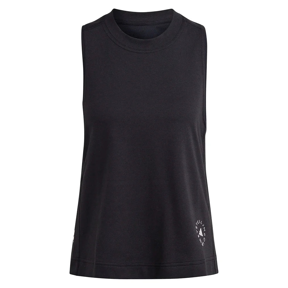 Women`s Stella McCartney Logo Tank Top Black Apparel Adidas
